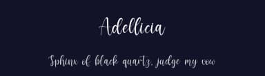 Adellicia by Kong Font — Script Handwritten Font — thumbnail 2