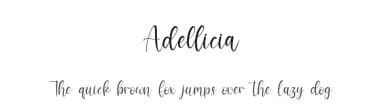 Adellicia by Kong Font — Script Handwritten Font — thumbnail 1