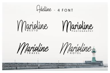 Adelline Font by Runsell Graphic — Script Handwritten Font — thumbnail 4