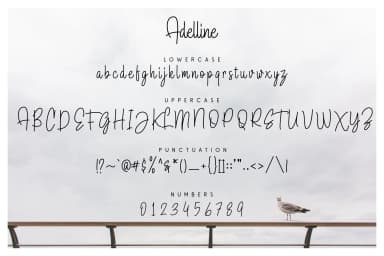 Adelline Font by Runsell Graphic — Script Handwritten Font — thumbnail 5