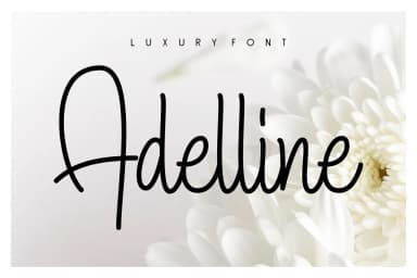 Adelline Font by Runsell Graphic — Script Handwritten Font — thumbnail 8