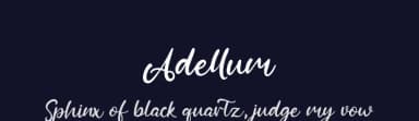 Adellum by Kong Font — Script Handwritten Font — thumbnail 2