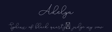 Adelya by Craft Supply Co. — Script Handwritten Font — thumbnail 2