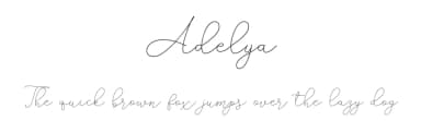Adelya by Craft Supply Co. — Script Handwritten Font — thumbnail 1