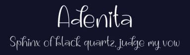 Adenita by Nirmala Creative — Script Handwritten Font — thumbnail 2