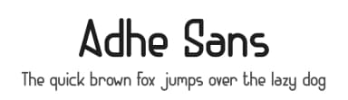 Adhe Sans by InspiraType — Sans Serif Font — thumbnail 1