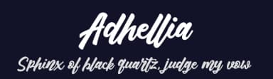 Adhellia by Zeenesia Studio — Script Handwritten Font — thumbnail 2