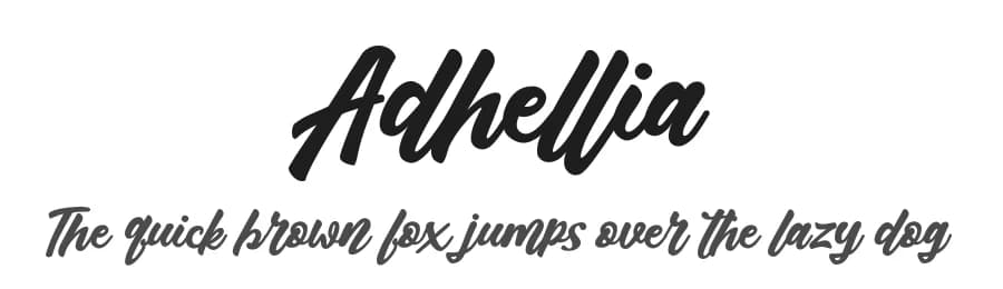 Adhellia by Zeenesia Studio — Script Handwritten Font