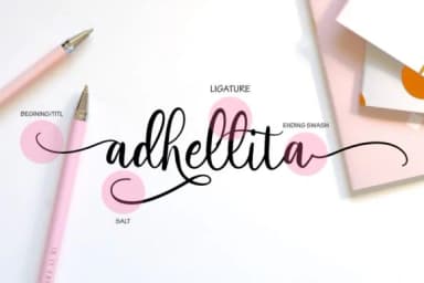 Adhellita Font by MJB Letters — Script Handwritten Font — thumbnail 2