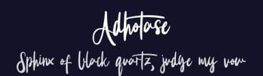 Adhotase by Jadatype — Script Handwritten Font — thumbnail 2