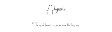 Adigussto by twinletter — Script Handwritten Font — thumbnail 1