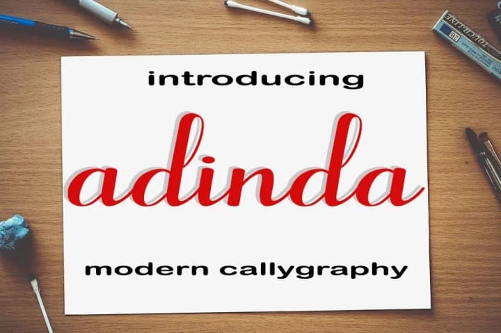 Adinda Font by maydhen studio — Script Handwritten Font