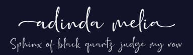Adinda Melia by Subectype & Orenari — Script Handwritten Font — thumbnail 2