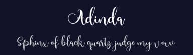 Adinda by WDfont — Script Handwritten Font — thumbnail 2