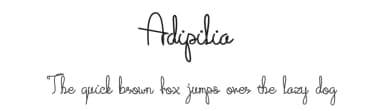 Adipilia by Jadatype — Script Handwritten Font — thumbnail 1