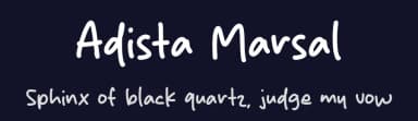 Adista Marsal by Origin Type — Script Handwritten Font — thumbnail 2