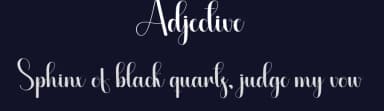Adjective by Scratchones — Script Handwritten Font — thumbnail 2