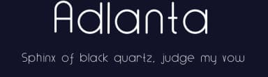 Adlanta by Swapnil Deshpandey — Sans Serif Font — thumbnail 2