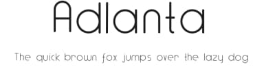 Adlanta by Swapnil Deshpandey — Sans Serif Font — thumbnail 1