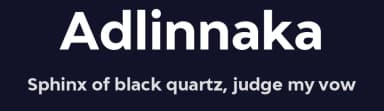 Adlinnaka by Harmnessless Type — Sans Serif Font — thumbnail 2