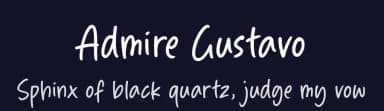 Admire Gustavo by Balpirick Studio — Script Handwritten Font — thumbnail 2