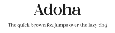 Adoha by Storytype Studio — Serif Font — thumbnail 1