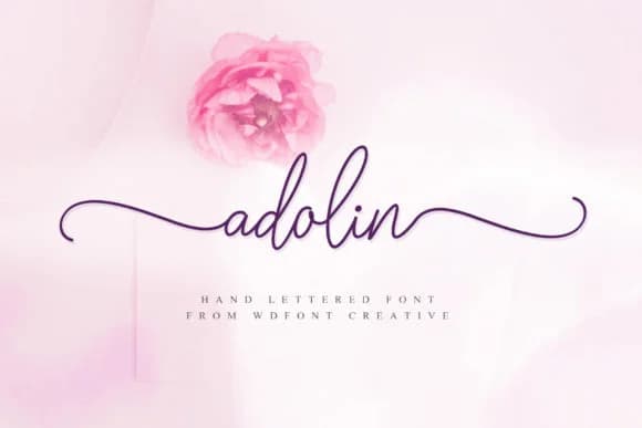 Adolin Font by WDfont Creative — Script Handwritten Font