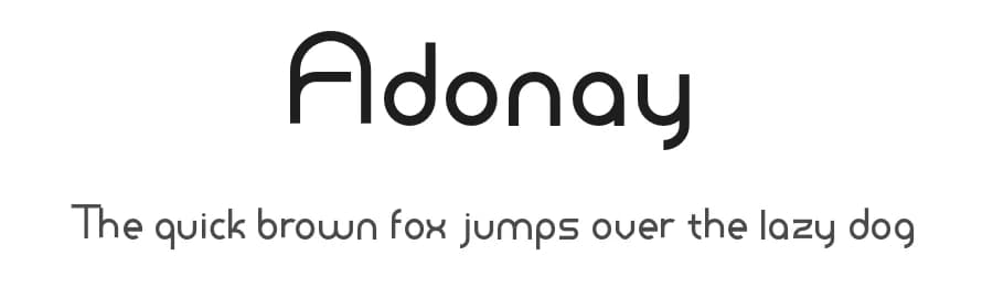 Adonay by Asad Rahman — Sans Serif Font