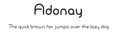 Adonay by Asad Rahman — Sans Serif Font — thumbnail 1