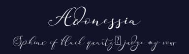 Adonessia by www.movefont .com — Script Handwritten Font — thumbnail 2