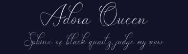 Adora Queen by Din Studio — Script Handwritten Font — thumbnail 2