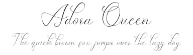 Adora Queen by Din Studio — Script Handwritten Font — thumbnail 1