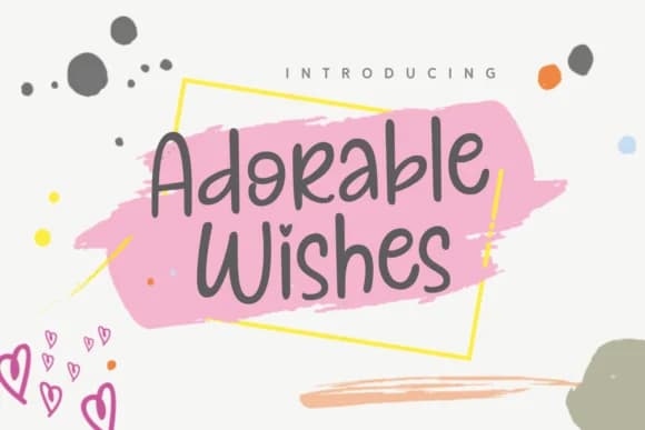 Adorable Wishes Font by Adyfo (7NTypes) — Script Handwritten Font