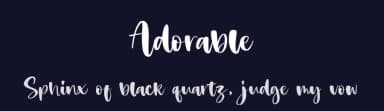 Adorable by Letterative Studio — Script Handwritten Font — thumbnail 2