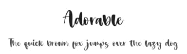 Adorable by Letterative Studio — Script Handwritten Font — thumbnail 1