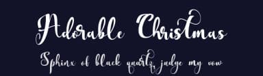 Adorable Christmas by Mengulirpena — Script Handwritten Font — thumbnail 2
