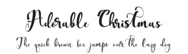 Adorable Christmas by Mengulirpena — Script Handwritten Font — thumbnail 1