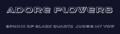 Adore Flowers by Vladimir Nikolic — Sans Serif Font — thumbnail 2