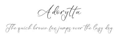 Adorytta by Letterena Studios — Script Handwritten Font — thumbnail 1