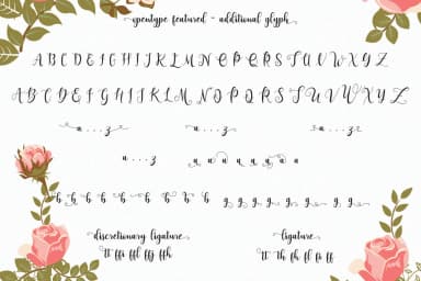 Adreena Script Font by Aqr Typeface — Script Handwritten Font — thumbnail 8