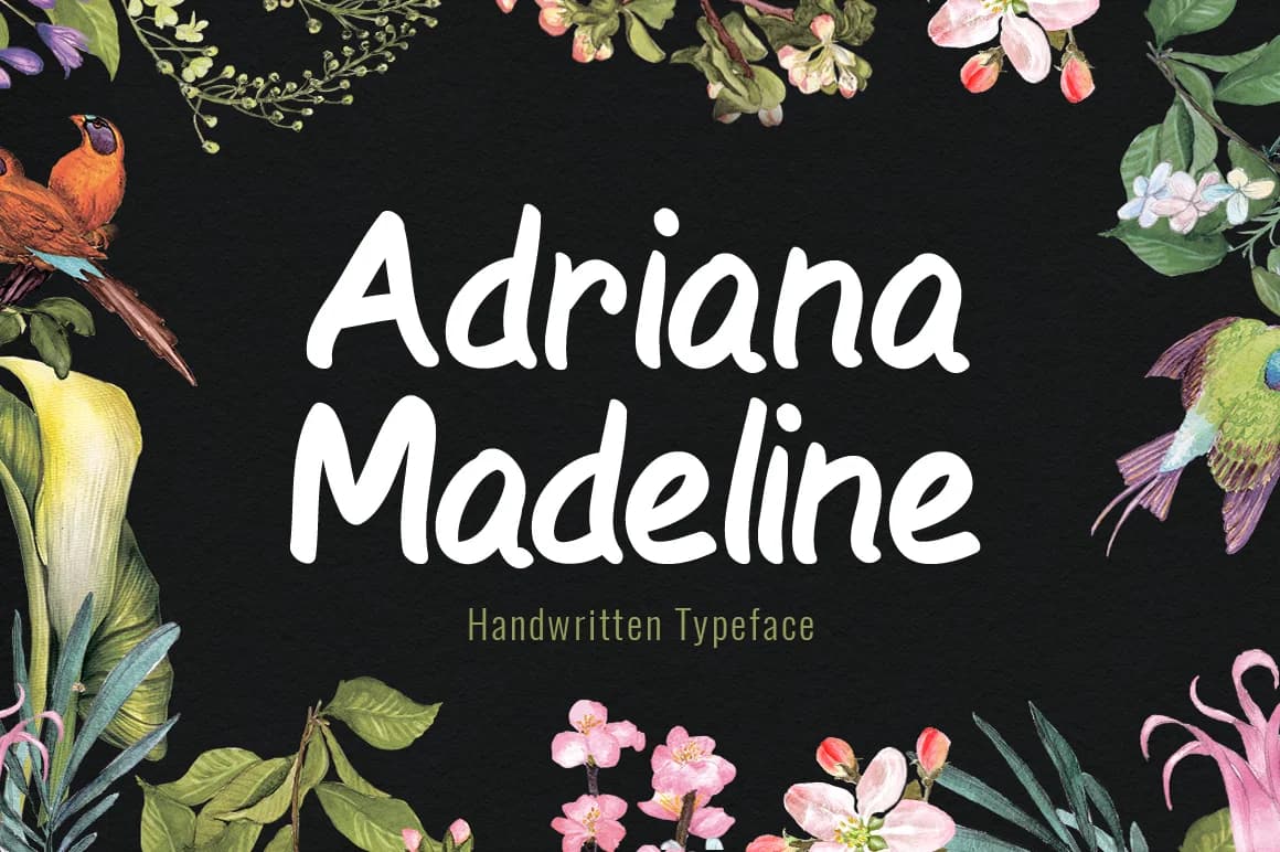 Adriana Madeline Font by No Gravity Type — Script Handwritten Font