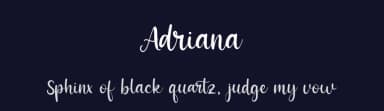 Adriana by Kong Font — Script Handwritten Font — thumbnail 2