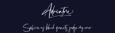 Adriatne by Vultype — Script Handwritten Font — thumbnail 2