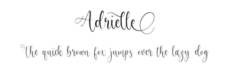 Adrielle by Balpirick Studio — Script Handwritten Font