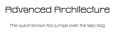 Advanced Architecture by Galdino Otten Fonts — Sans Serif Font — thumbnail 1