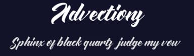 Advectionz by Vunira Design — Script Handwritten Font — thumbnail 2