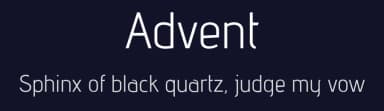 Advent by Inde Graphics — Sans Serif Font — thumbnail 2