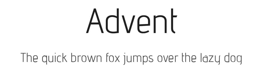 Advent by Inde Graphics — Sans Serif Font