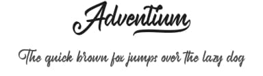 Adventium by Calligraphy Fonts — Script Handwritten Font — thumbnail 1