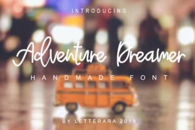 Adventure Dreamer Family Font by thomasaradea — Script Handwritten Font — thumbnail 1